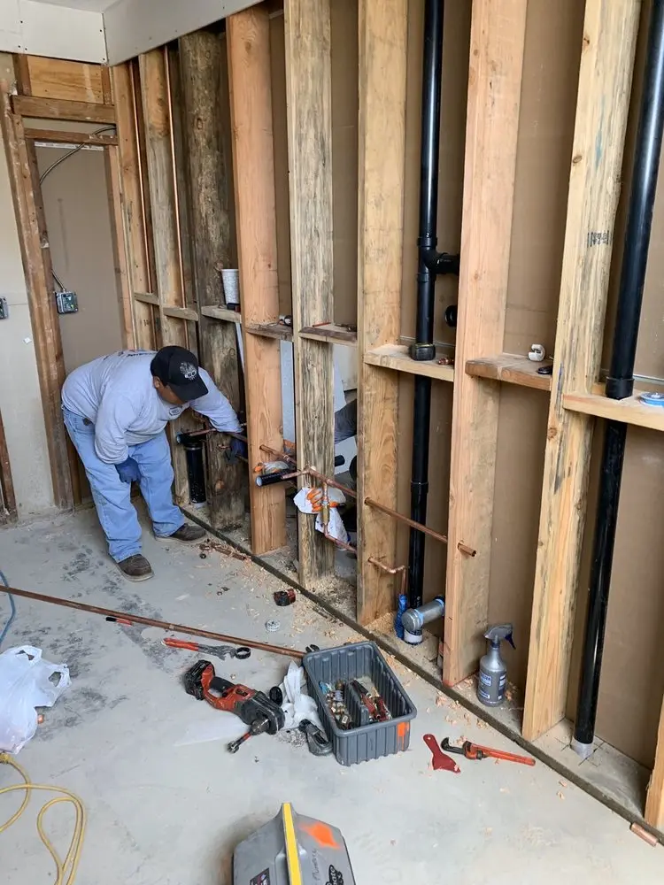 Commercial rough-in plumbing for Commercial Plumbing in Rock Creek Palisades